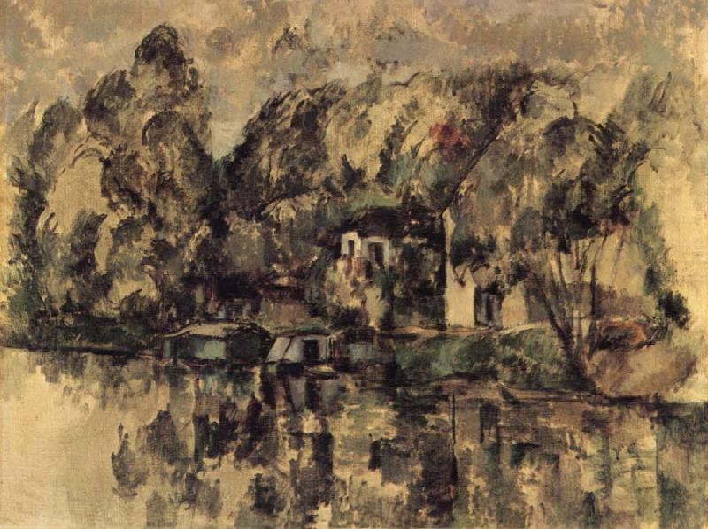 Paul Cezanne Au Bord de l-Eau Germany oil painting art